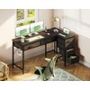 Casaottima L Shaped Desk with 6 Drawers, 50 Inch Computer