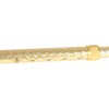 Scallop Etched Folding Cane Color: Gold