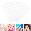 FOMIYES 120pcs Women Press Nails Medium Solid Fake Fingernails Nail