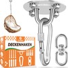 Pamofuper Ceiling Hook 360° Rotatable, Stainless Steel Hammock Hook -