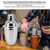 Bar Cocktail Shaker Stainless Steel Rust Proof Kitchen Bartender Mixed