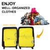 COVAX 4 Set Compression Packing Cubes, Travel Luggage Organizers and