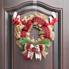Ainkou 2pcs Clear 12" Wreath Hanger Hook Christmas Wreaths Holders