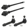 Front Inner & Outer Tie Rod End Kit Set of