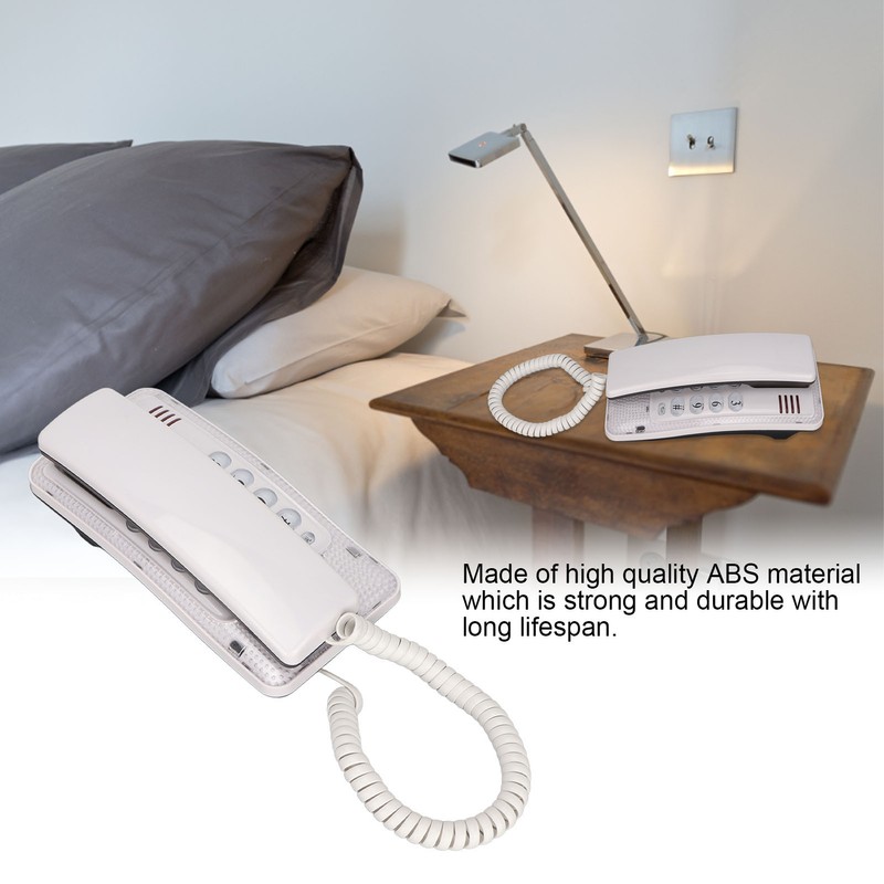 KXT‑438 Wall Mounted Home Phone Corded Telephone with Redial Quick