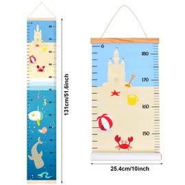 Height Chart Children and Baby Height Chart Child, Height Chart for Baby Growth Charts, Measuring Chart Kids Growth Measuring Bar for Girls Boys Nursery Wall Decorations