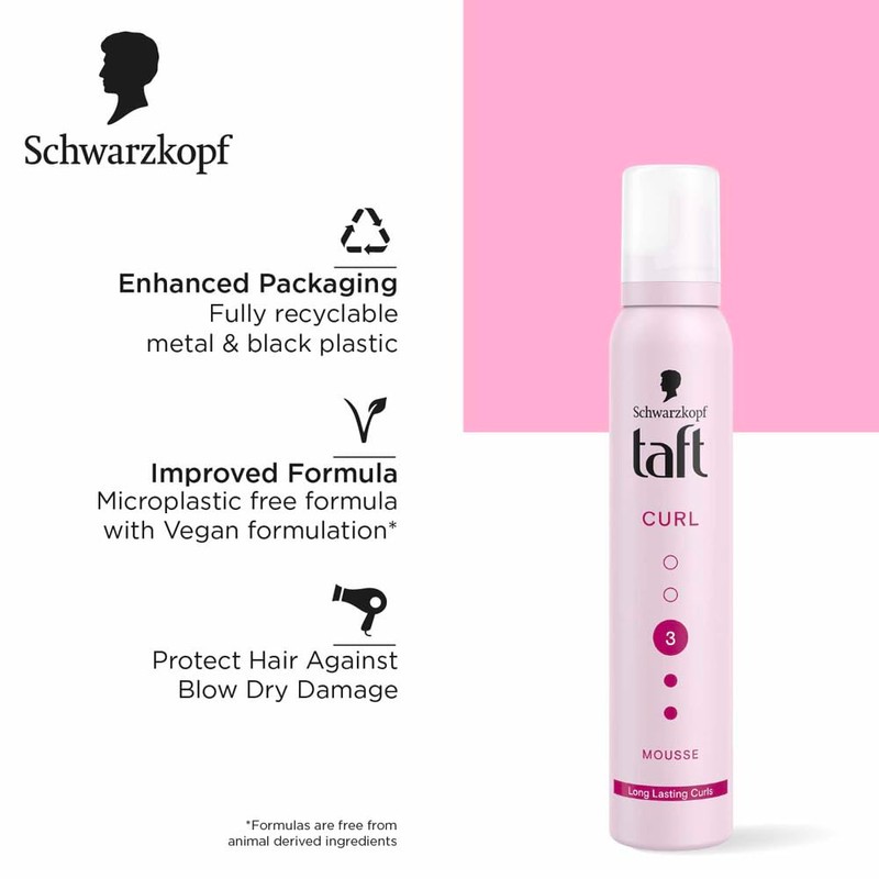 Taft Firm Curls Long Lasting Curls Hold 3 150 ml