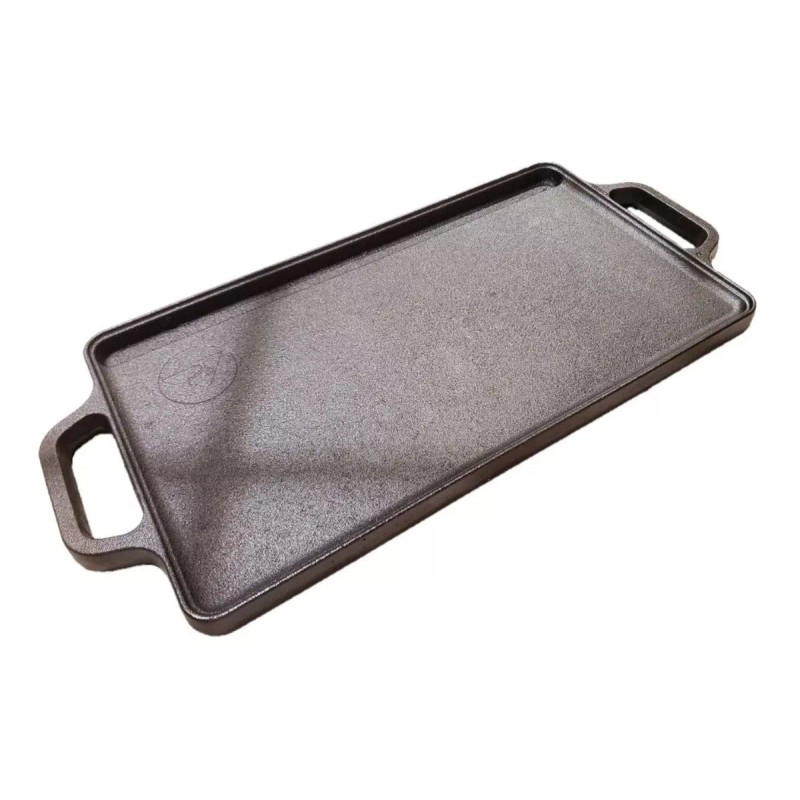 Mtyd Parrilla Reversible Hierro Fundido Asar Sarten