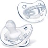 Chicco Chupete de silicona suave, Transparente, 0-6 Month