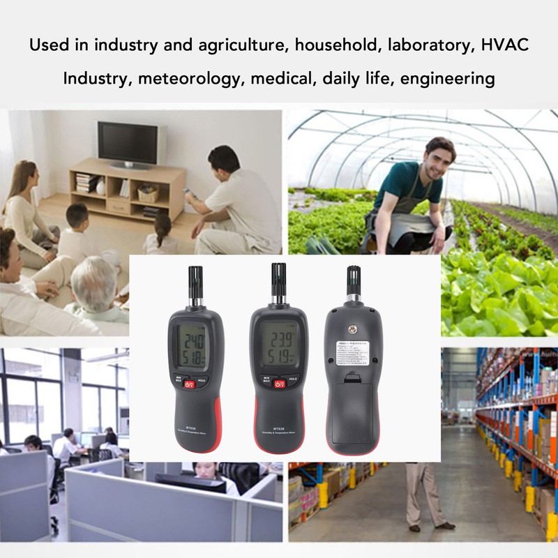 Temperature Humidity Meter Digital Bluetooth High Accuracy Indoor Hygrometer with