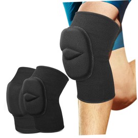 Baluue Portable Knee Cover Sponge Knee Protector for Sports and Yoga Comfortable Support for Badminton Skiing Wrestling More Anti-collision Design for Men Women