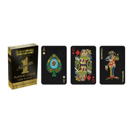 Waddingtons Playing Card Game - Black and Gold - Red