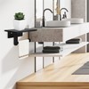 Toilet Paper Holder with Natural Marble Shelf for Bathroom Washroom,Wall