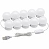USB Vanity Mirror Lights, Stick-On LED Makeup Mirror Light Bulbs