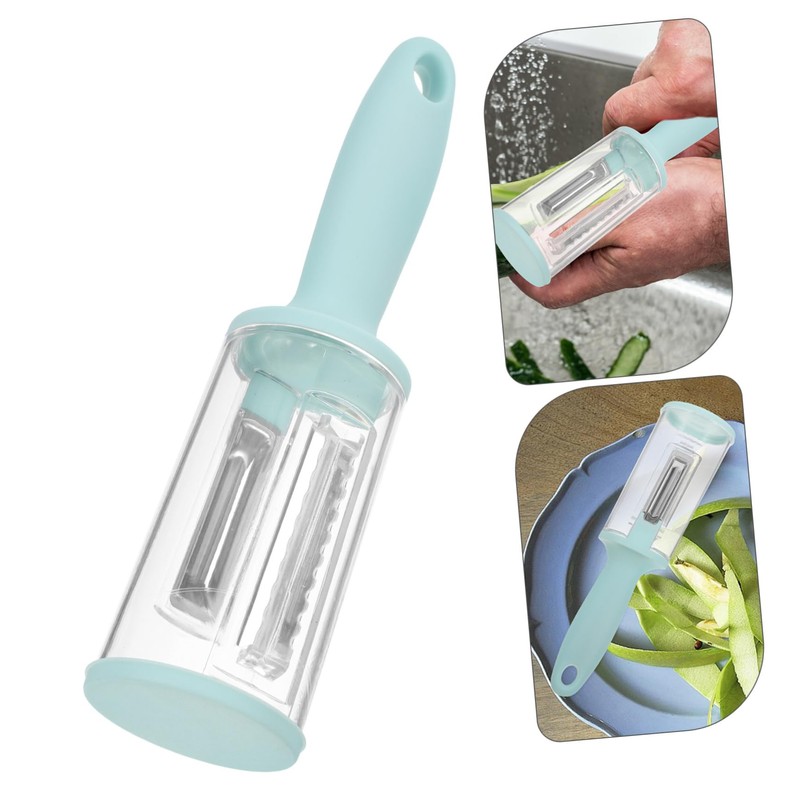 SHOWERORO Multipurpose Kitchen Peeler and Scraper with Storage Splashproof Vegetable