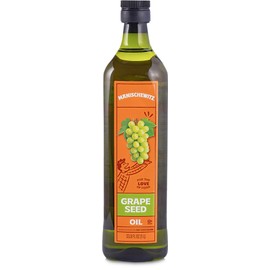 Manischewitz 100% Pure Grapeseed Oil, 33.8oz | Kosher for Passover | Great for Deep Frying, High-Heat Cooking, and Baking