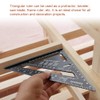 Carpenter Measuring Square Metric Imperial 7 Inches,Aluminum Alloy,90 Degree Thickened