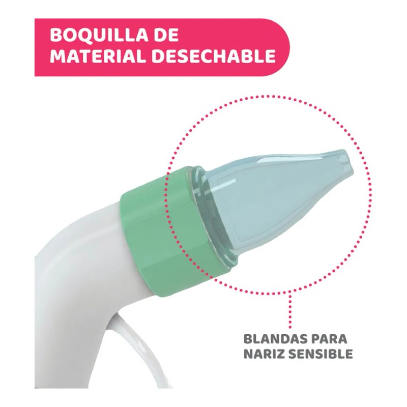 Chicco Aspirador Nasal Physioclean Color Blanco