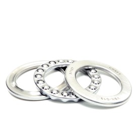 Parts and Parts 51107 Axial Ball Bearing, 35 x 52 x 12 mm, DIN 711, High Axial Load Capacity, Easy Assembly, Deep Groove Thrust Bearing, Durable Steel Construction, Use in Shafts & Mechanical Devices