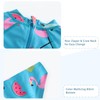 Toddler Girls Rash Guard Set for Girls Long Sleeve Swimsuits