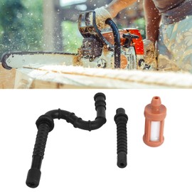 Socobeta Chainsaw Fuel Hose Rubber Plastic Fit Chainsaw Fuel Pipe Kit Easy Installation for 024 026 MS240 MS260