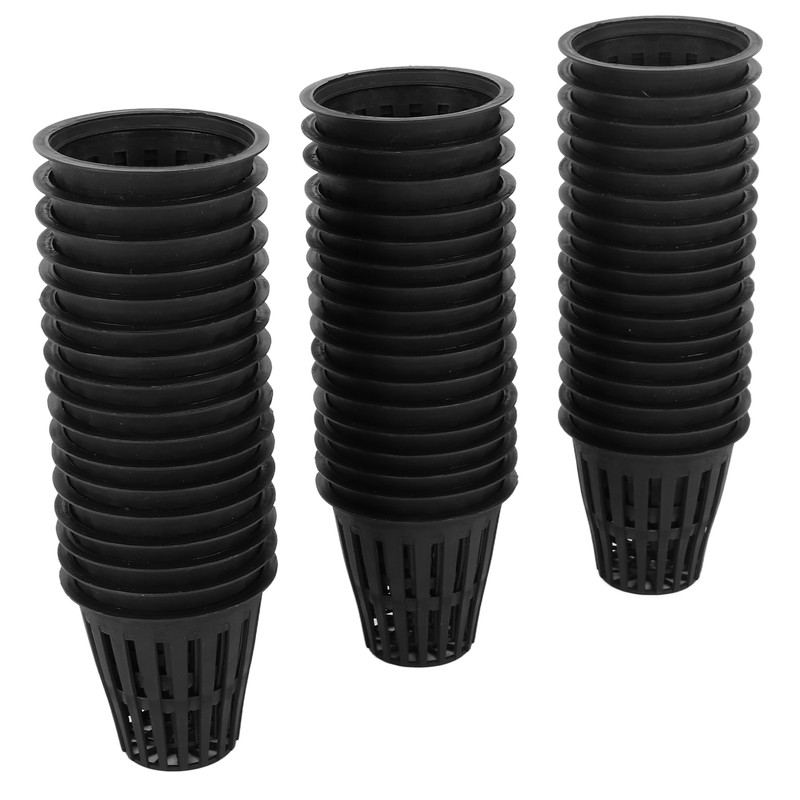 50Pcs Hydroponics Cups Lightweight Economy Net Pots 2 Inch Plastic