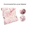 10X0.53M Romantic Baby Pink Flamingo Feathers Textured Non-Woven Wallpaper Roll