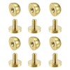 sourcing map Pack of 6 Round Rivets Rivet Purse Handbag