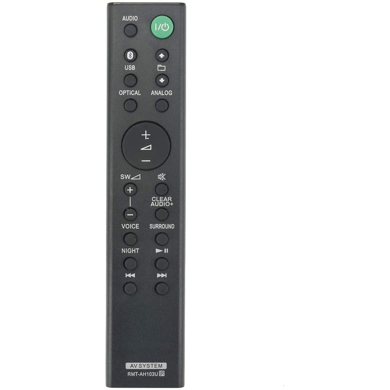 RMT-AH103U Replacement Remote Fit for Sony Soundbar SA-CT80 HT-CT80 HTCT80