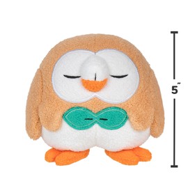 Pokémon Sleeping Plush Rowlet W3, 12 cm