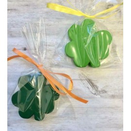 Handmade 12 Shamrock St Patrick's Day Crayons Party Favor Four Leaf Clover Teacher Supply