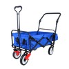 Foldable Wagon Cart with 150 Lbs Capacity 4 Swivel Wheels