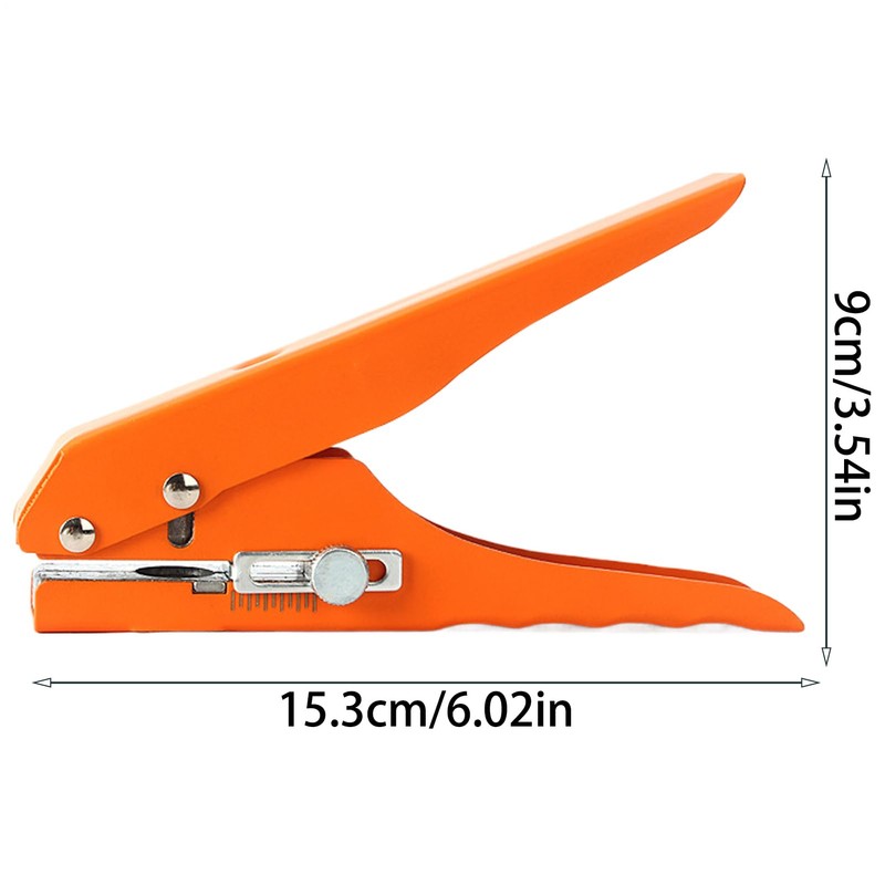 PVC Hole Puncher,Single Hole Punch Heavy Duty - 8mm Adjustable