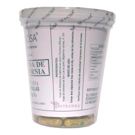 Prosa Damiana De California 150 Cápsulas + Potencia Para Hombres Sabor Neutro