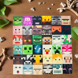 Thingehoy Pack of 36 Magnetic Building Blocks, Magnetic Building Blocks Toy from 3 4 5 6 8, Magnetic Blocks Toy Gifts for Children from 3 4 5 6 8