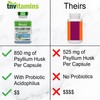 tnvitamins Psyllium Husk Capsules | 1700 MG - 250 Capsules