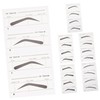 Ipetboom 6 pcs Disposable Eyebrow Stencils for Women Makeup Eyebrow