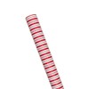 Caspari Candy Stripe Red & White Roll Wrap - includes