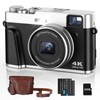 SIXTARY 4K Digital Camera, 48 Megapixels, Autofocus, Image Stabilization, 16x