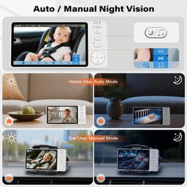 A2C Wireless Baby Car Camera (1 Cam GPS Holder)