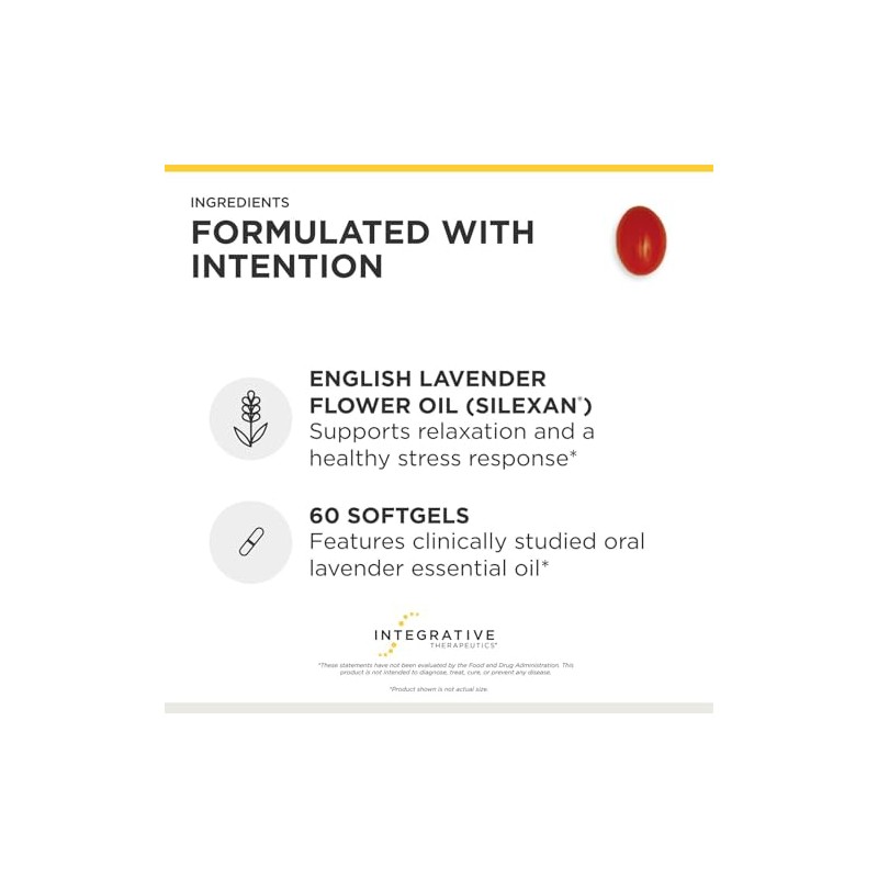 Integrative Therapeutics Lavela WS 1265 - Silexan Supplement for Sleep