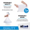 Plasticplace 6 Gallon Trash Bags │ 0.7 Mil │ White