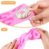 3 Pack Silicone Donut Pan for Baking,Non-Stick Doughnut Pan with