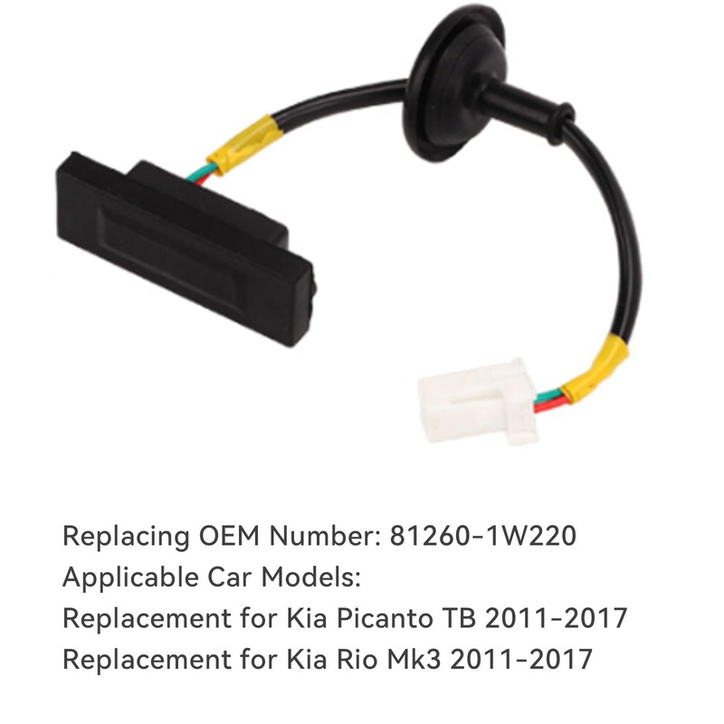 IUSOT 81260-1W220 Rear Trunk Lock Boot Release Switch Tailgate/Opening Button