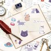 OIIKI 225 PCS Cat Scrapbook Stickers, Mini Size Laptop Stickers