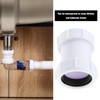 EMSea 2 Pieces Straight Pipe Connectors 40mm PP Drain Pipe