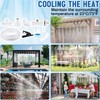 CroBlissful Chicken Coop Misting Cooling System 26FT Misting Line 8