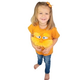 ComfyCamper Orange Mustache Shirt for Kids Girls Boys Adults Men Woman (6-8 Years)