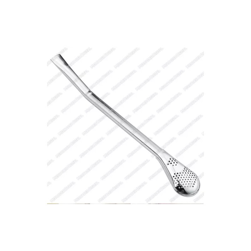Mercader Digital Pajilla Para Mate Acero Inoxidable Filtro Hierbas Té