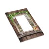 Farm Barn Farmhouse Rustic Country Flower Single Rocker/Decora Light Switch